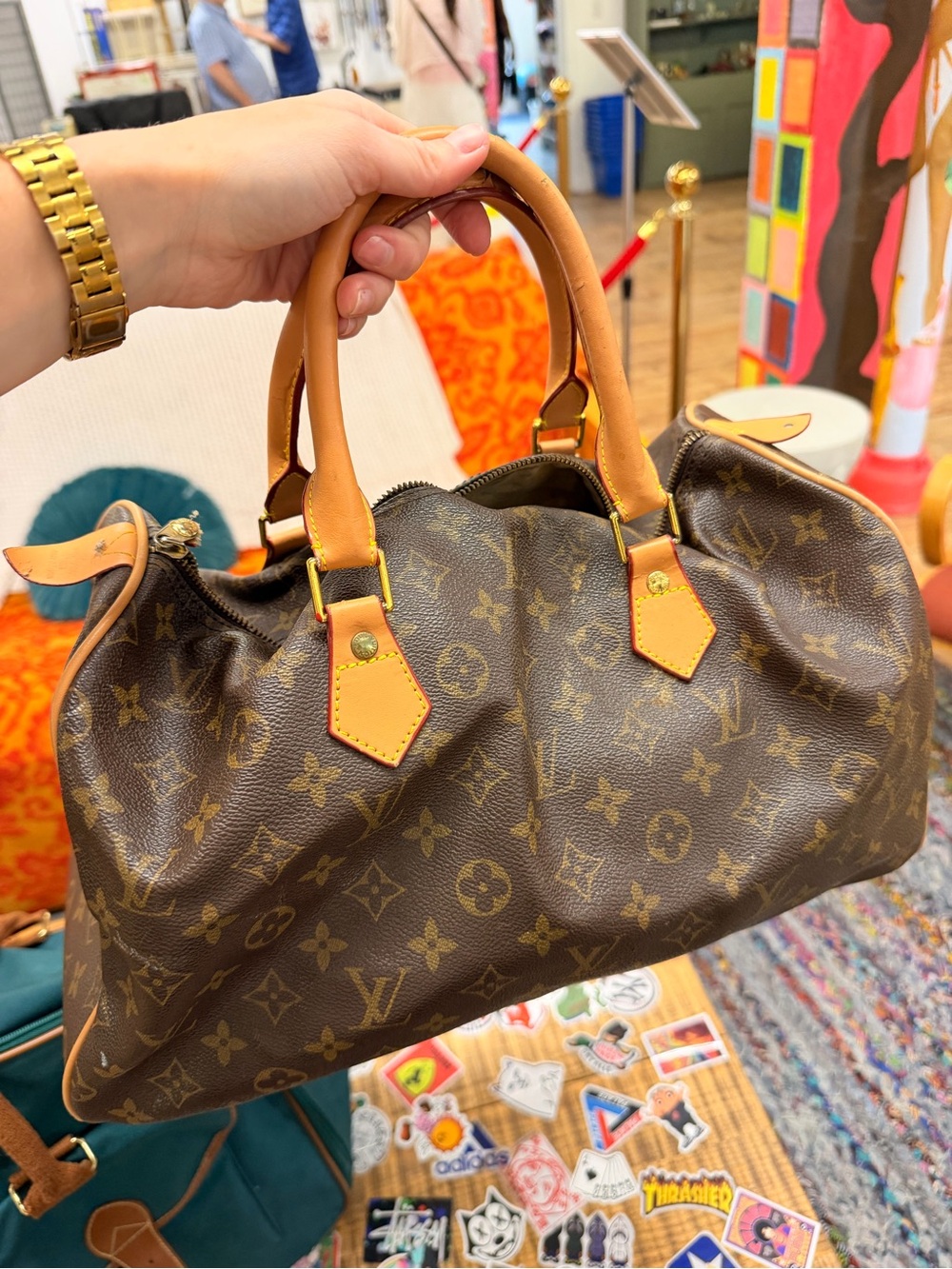 Louis Vuitton Brown Monogram Speedy 40 - Picture 3 of 7